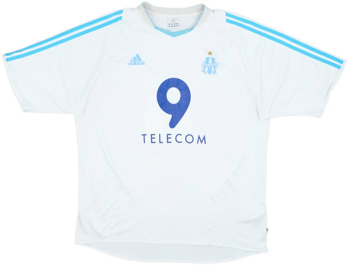 2003-04 Olympique Marseille Home Shirt Drogba #11 - 6/10 - (XL)