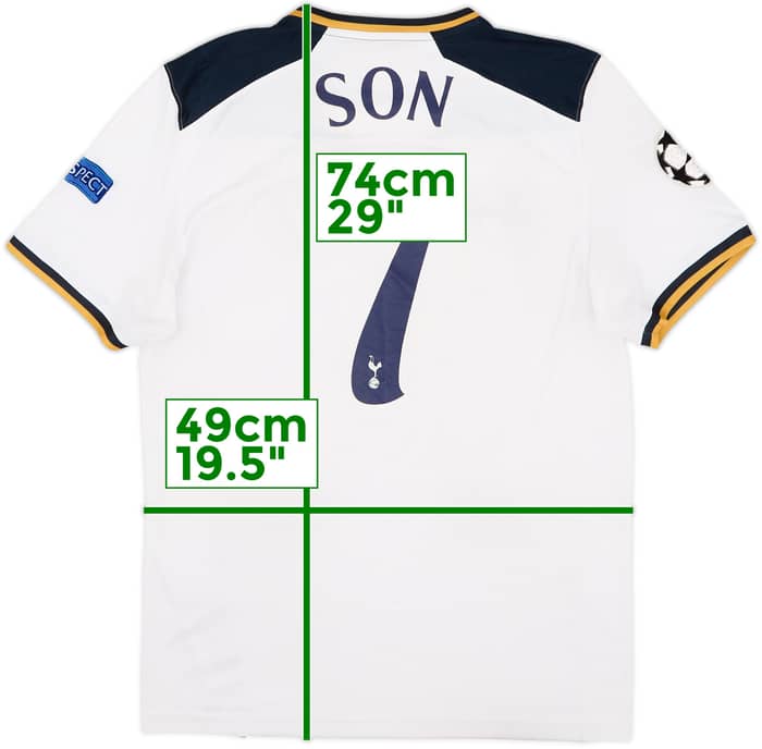 2016-17 Tottenham Home Shirt Son #7 - 5/10 - (L)