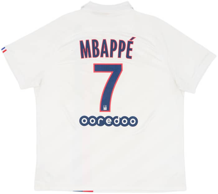2019-20 Paris Saint-Germain Third Shirt Mbappe #7 - 4/10 - (XL)