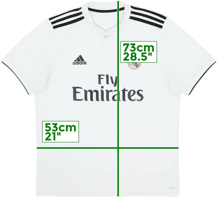 2018-19 Real Madrid Home Shirt - 5/10 - (L)