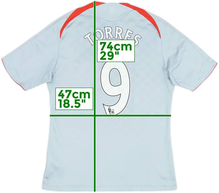 2008-09 Liverpool Away Shirt Torres #9 - 6/10 - (L)