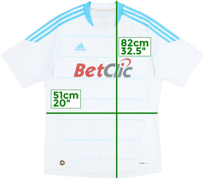 2010-11 Olympique Marseille Home Shirt - 4/10 - (L)