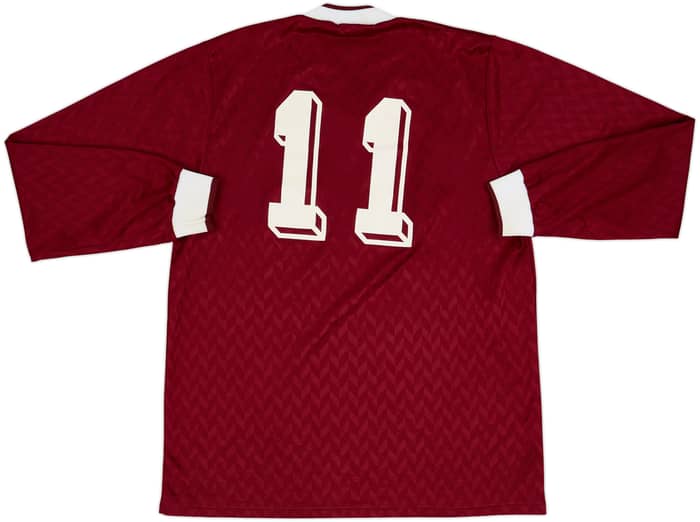 Camiseta de local versión de partido del Livorno 1990-91 #11