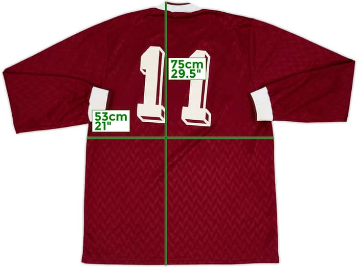 Camiseta de local versión de partido del Livorno 1990-91 #11