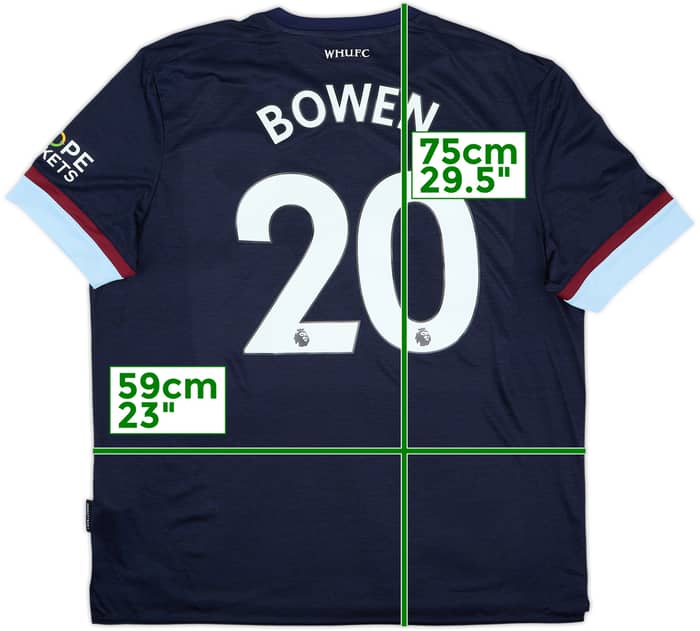 2021-22 West Ham Third Shirt Bowen #20 - 8/10 - (XXL)