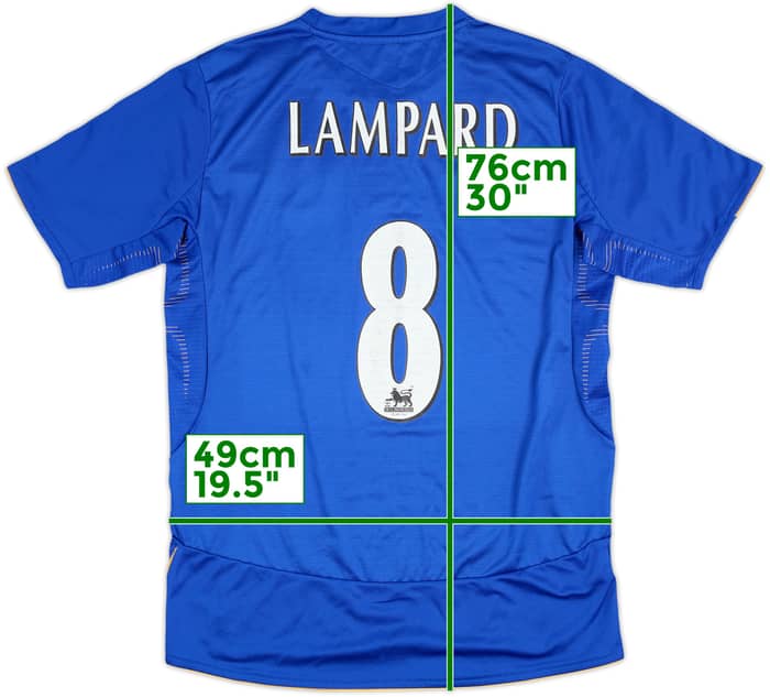 2005-06 Chelsea Centenary Home Shirt Lampard #8 - 5/10 - (M)