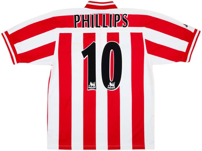 1999-00 Sunderland Home Shirt Phillips #10 - 8/10 - (M)