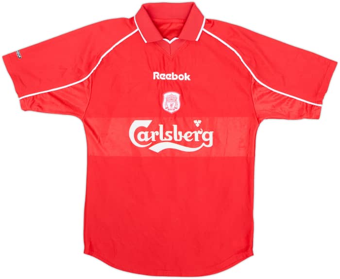 2000-02 Liverpool Home Shirt Gerrard #17 - 6/10 - (15-16 Years)