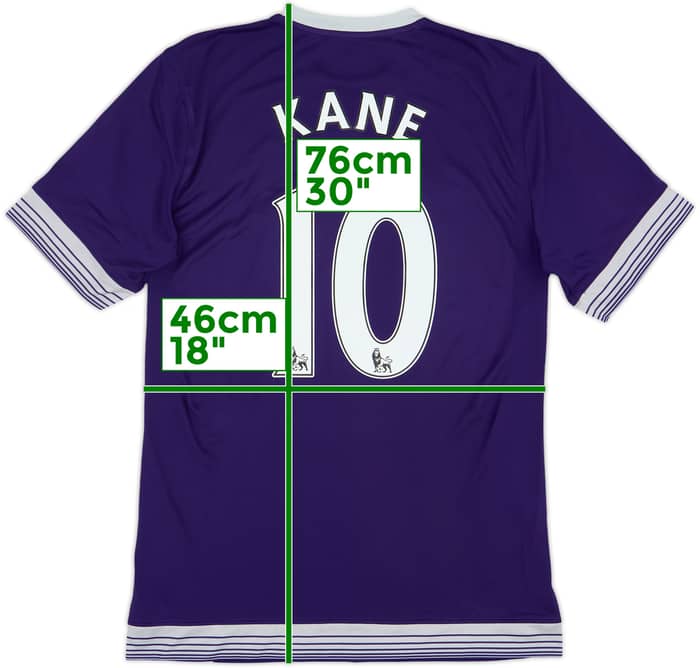 2015-16 Tottenham Third Shirt Kane #10 - 6/10 - (M)