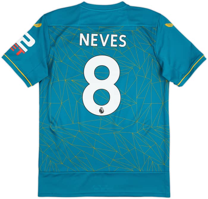 2022-23 Wolves Away Shirt Neves #8 - 9/10 - (M)