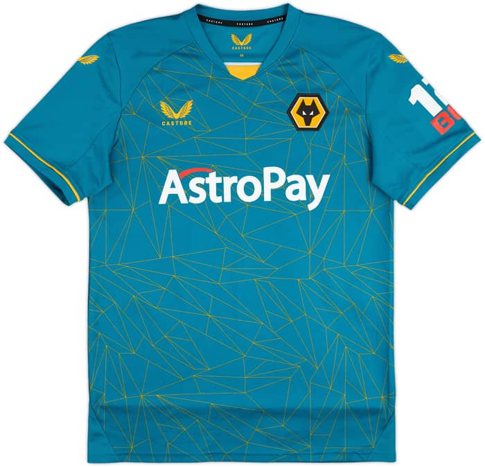 2022-23 Wolves Away Shirt Neves #8 - 9/10 - (M)