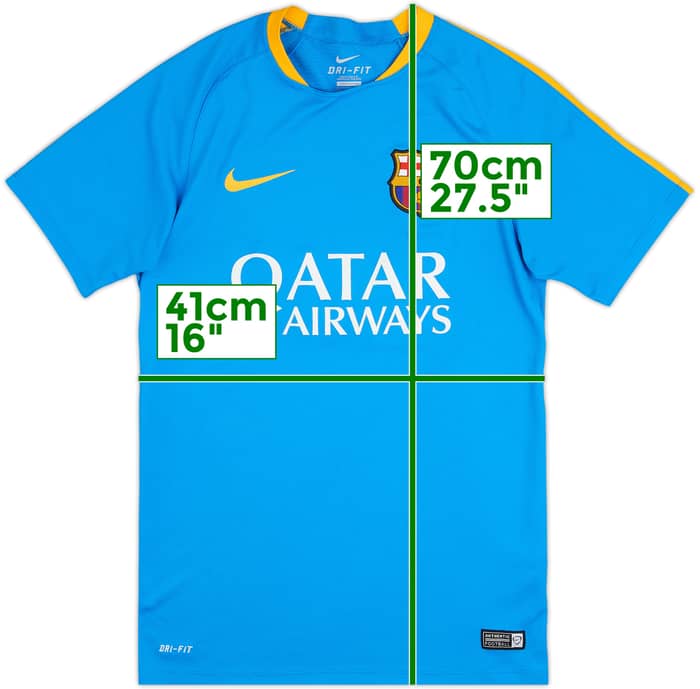 2015-16 Barcelona Nike Training Shirt - 8/10 - (S)