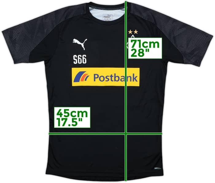 2018-19 Borussia Monchengladbach Puma Player Issue Training Shirt S66 - 9/10 - (M)