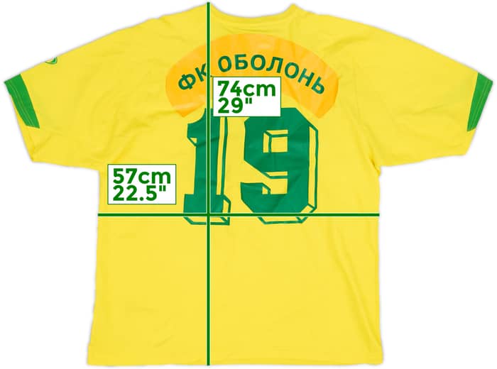 2004-05 Obolon Kyiv Match Issue Away Shirt #19