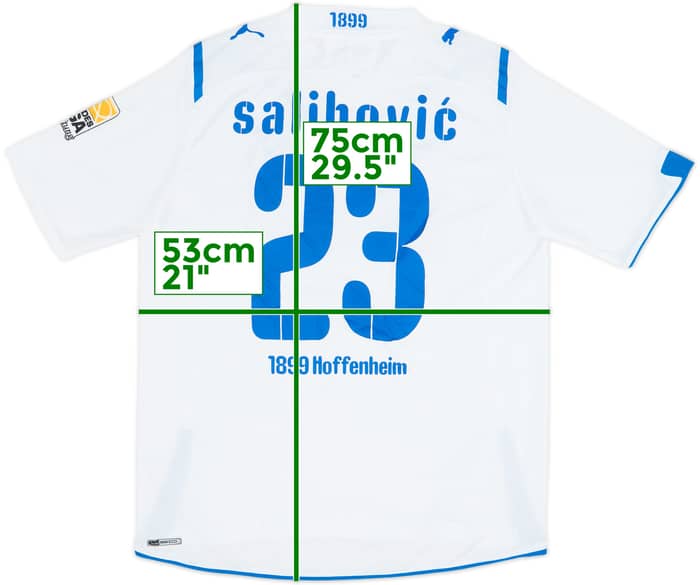 2009-11 TSG Hoffenheim Away Shirt Salihovic #23 - 6/10 - (L)