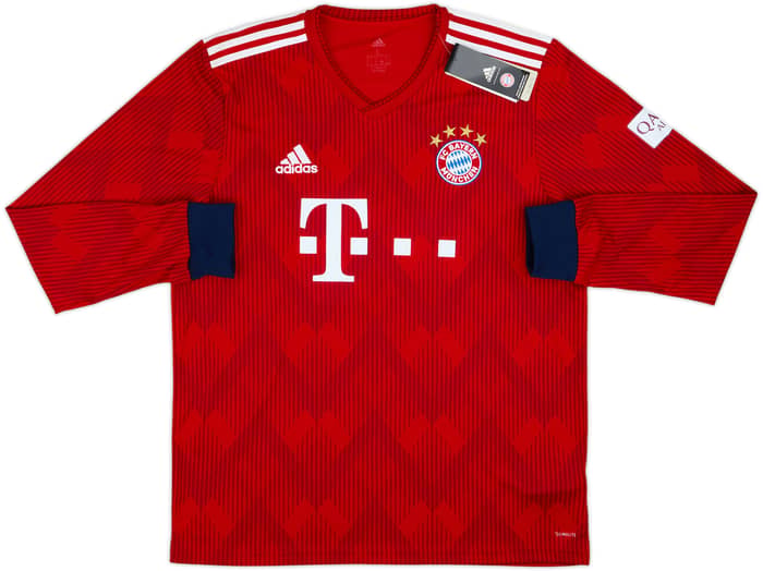 2018-19 Bayern Munich Home L/S Shirt Robben #10 (L)