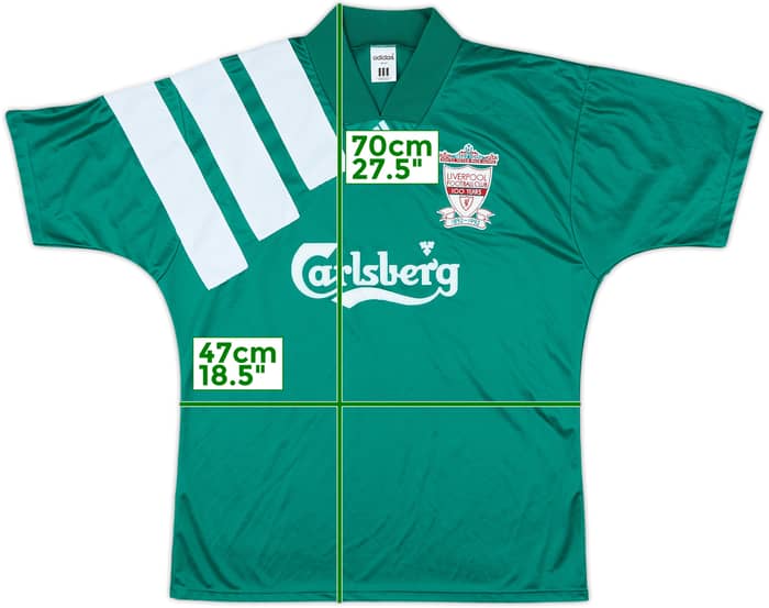 1992-93 Liverpool Centenary Away Shirt - 8/10 - (L)