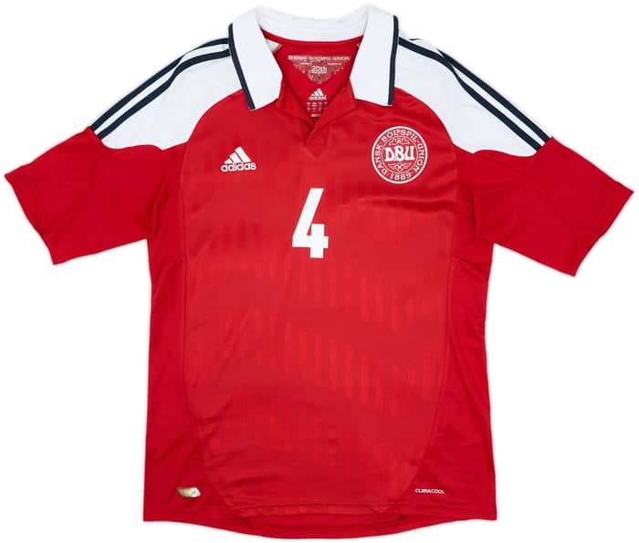 2012-13 Denmark Home Shirt Agger #4 - 8/10 - (S)