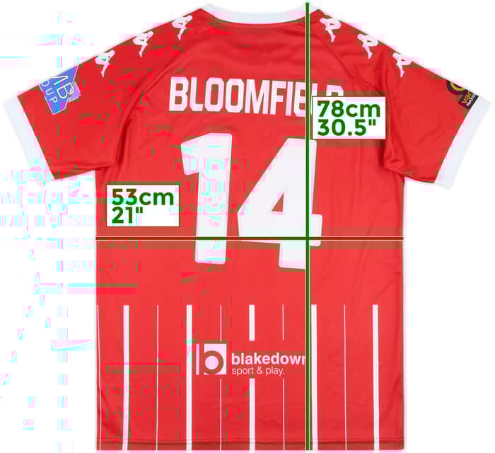 2022-23 Bromley Match Issue Away Shirt Bloomfield #14