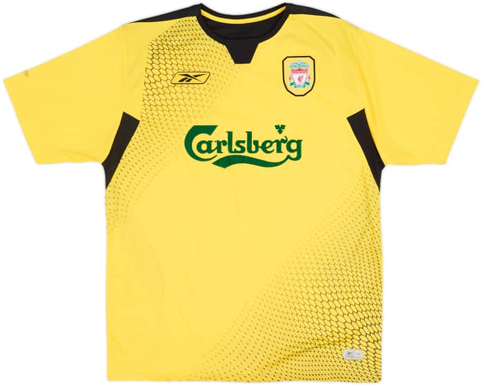 Camiseta de visitante del Liverpool 2004-06 Gerrard #8 - 5/10 - (M)