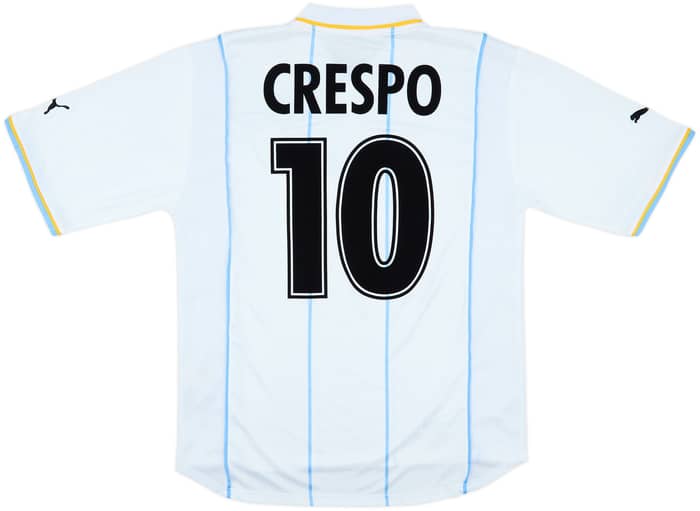 2001-02 Lazio European Home Shirt Crespo #10 - 6/10 - (M)