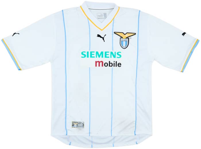 2001-02 Lazio European Home Shirt Crespo #10 - 6/10 - (M)