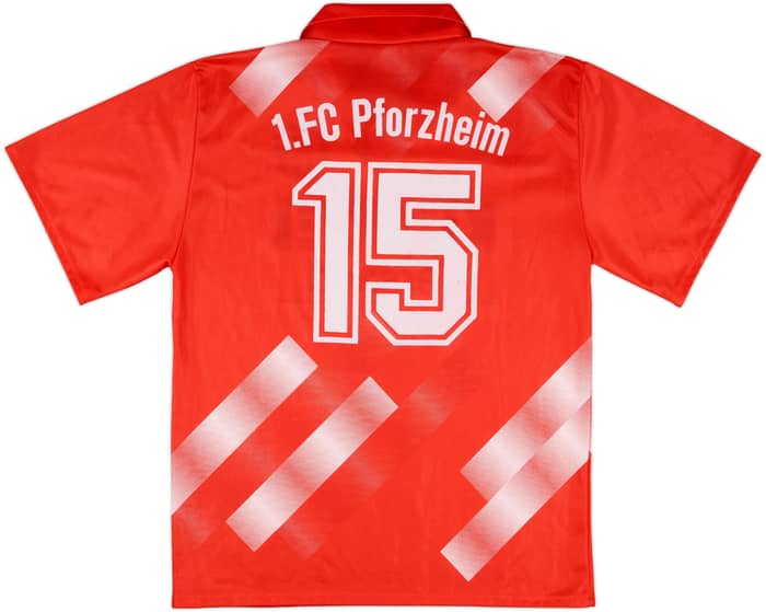 1991-92 FC Pforzheim Match Issue Home Shirt #15