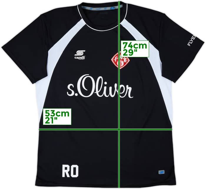 2016-17 Wurzburger Kickers Staff Issue Capelli Training Shirt RO - 8/10 - (M)