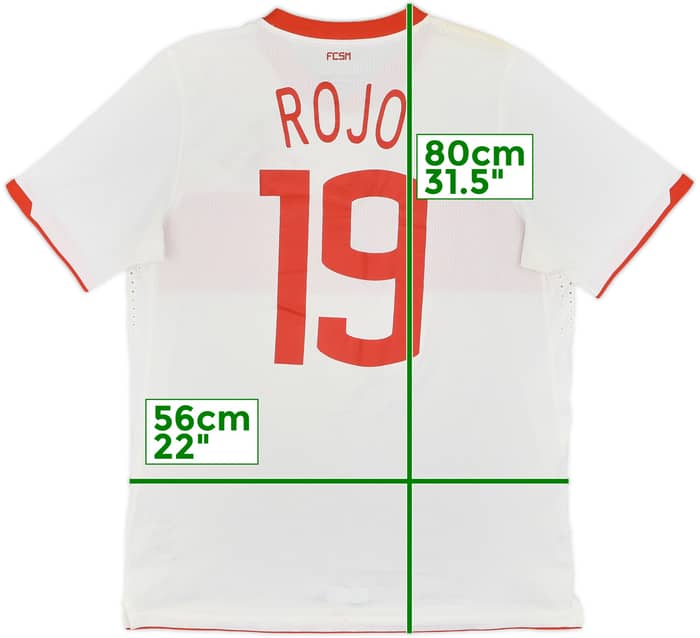 2010-11 Spartak Moscow Player Issue Away Shirt Rojo #19 - 8/10 - (XL)