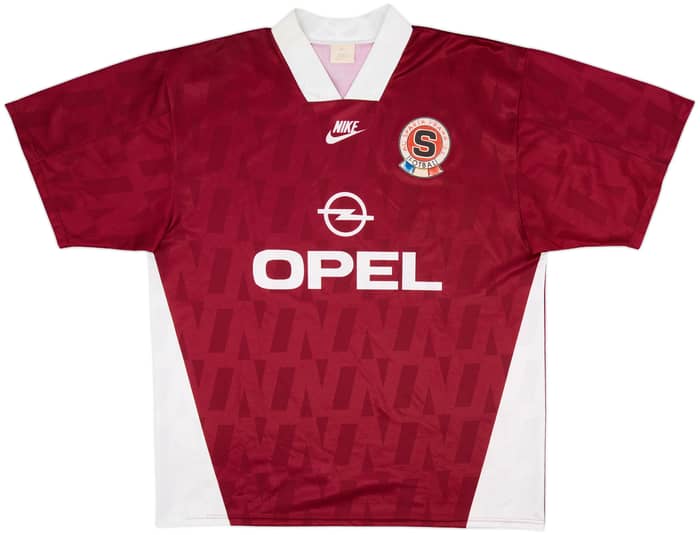 1995-96 Sparta Prague Home Shirt - 6/10 - (XL)