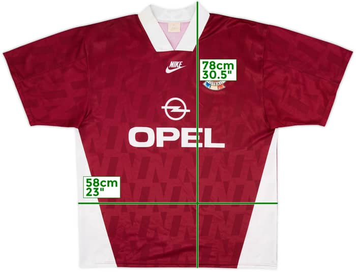 1995-96 Sparta Prague Home Shirt - 6/10 - (XL)
