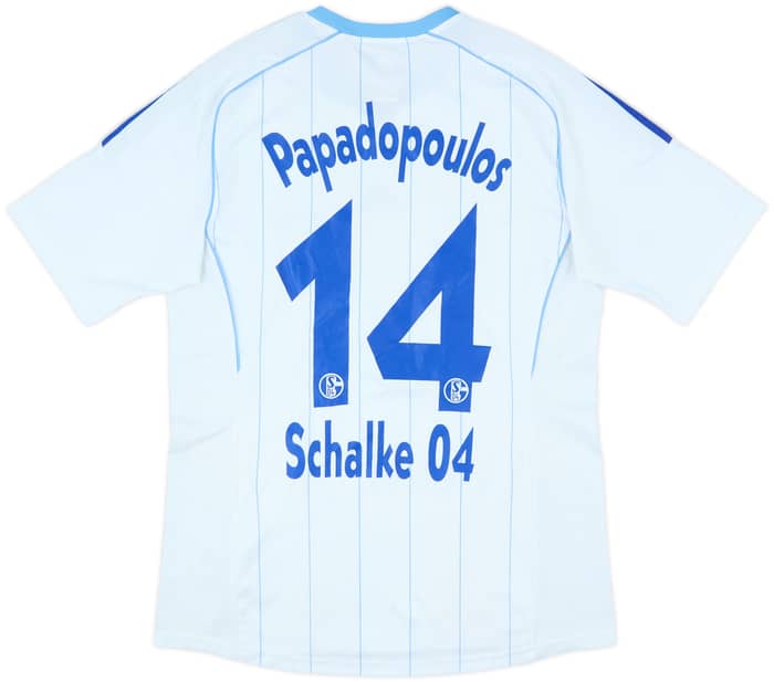 2011-12 Schalke Away Shirt Papadopoulos #14 - 6/10 - (M)