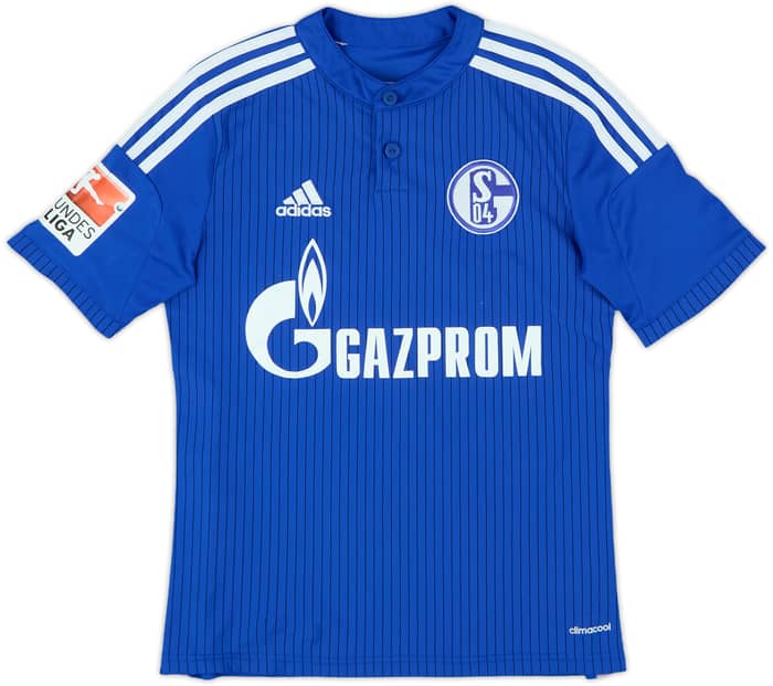 2014-16 Schalke Home Shirt Meyer #7 - 6/10 - (L.Boys)