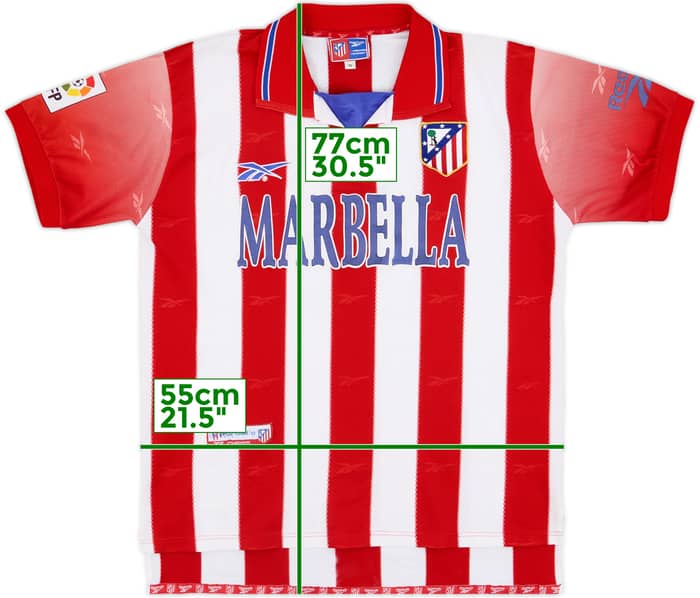 1998-99 Atletico Madrid Home Shirt - 10/10 - (M)