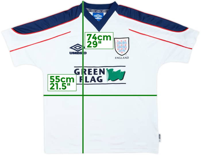 1998-99 England Umbro Training Shirt - 8/10 - (M)