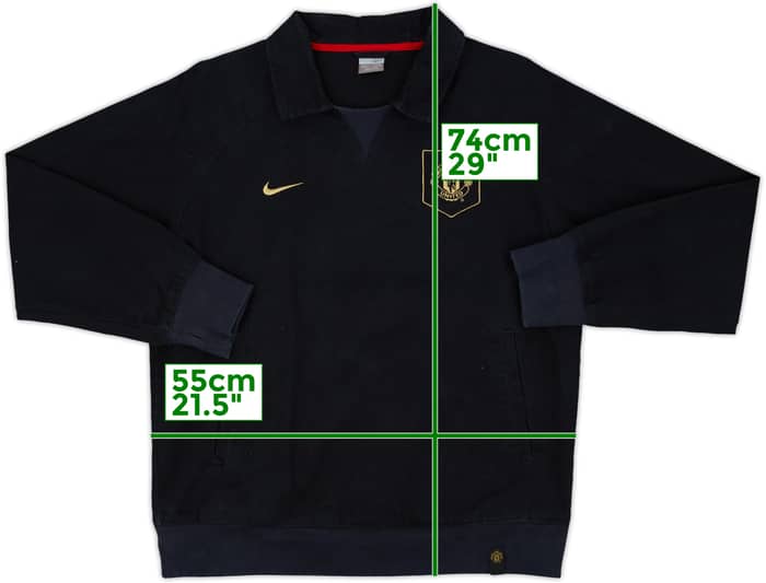 2004-05 Manchester United Nike Drill Top - 8/10 - (L)