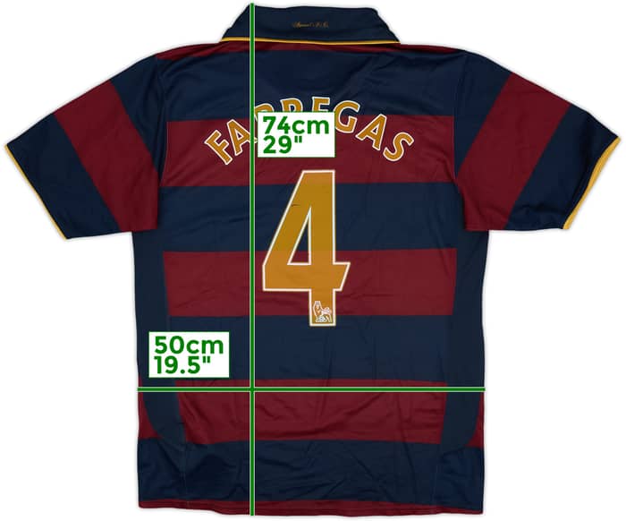 2007-08 Arsenal Third Shirt Fabregas #4 - 6/10 - (M)