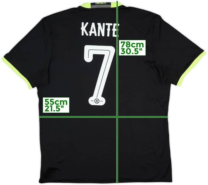 2016-17 Chelsea Away Shirt Kante #7 - 8/10 - (XL)