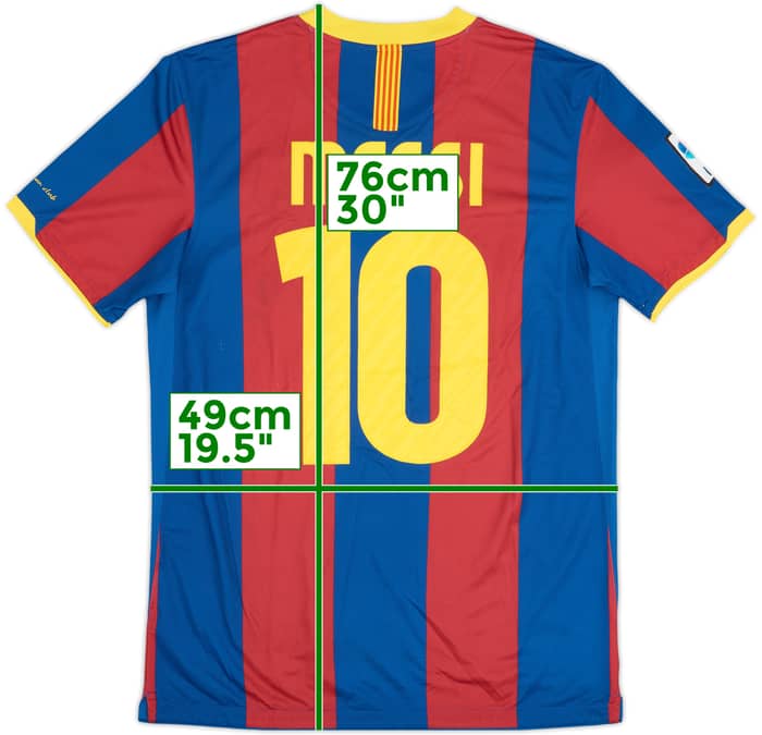 2010-11 Barcelona Camiseta de local Messi #10 - 8/10 - (M)