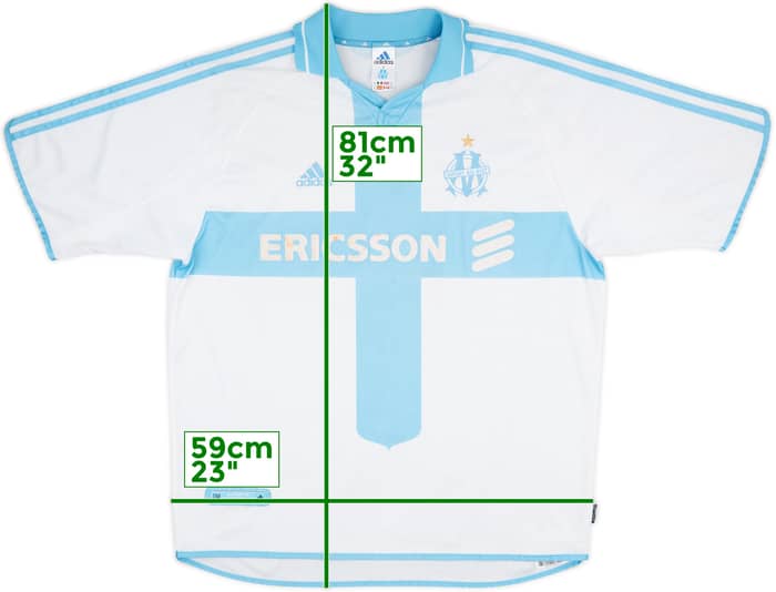 2000-01 Olympique Marseille Home Shirt - 5/10 - (XL)