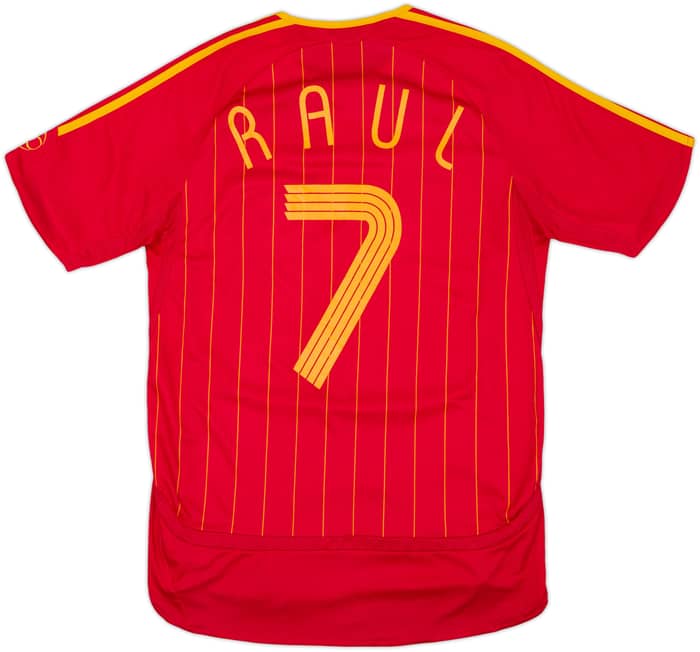 Camiseta de local de España 2006-08 Raul #7 - 6/10 - (S)