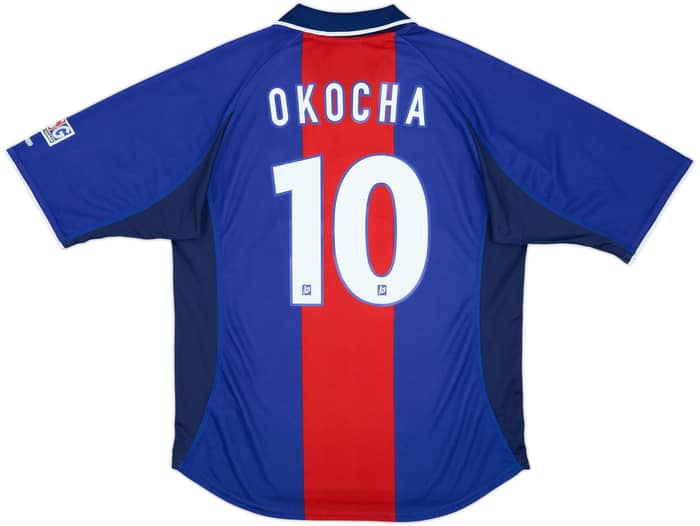 2000-01 Paris Saint-Germain Home Shirt Okocha #10 - 8/10 - (L)