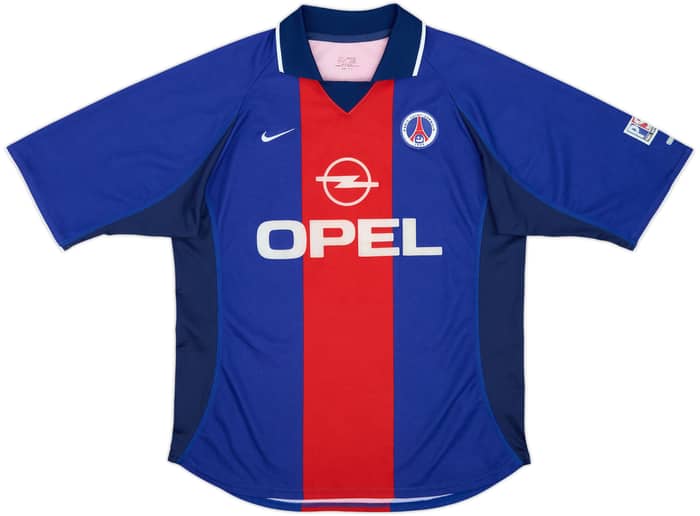 2000-01 Paris Saint-Germain Home Shirt Okocha #10 - 8/10 - (L)