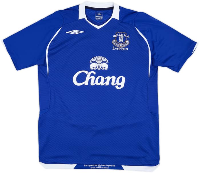 2008-09 Everton Home Shirt Cahill #17 - 9/10 - (M)
