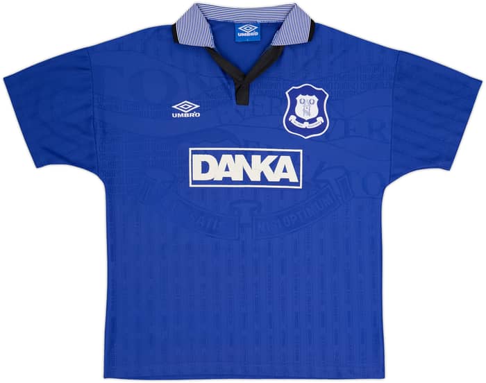 1995-97 Everton Camiseta de local Ferguson #9 - 7/10 - (L)