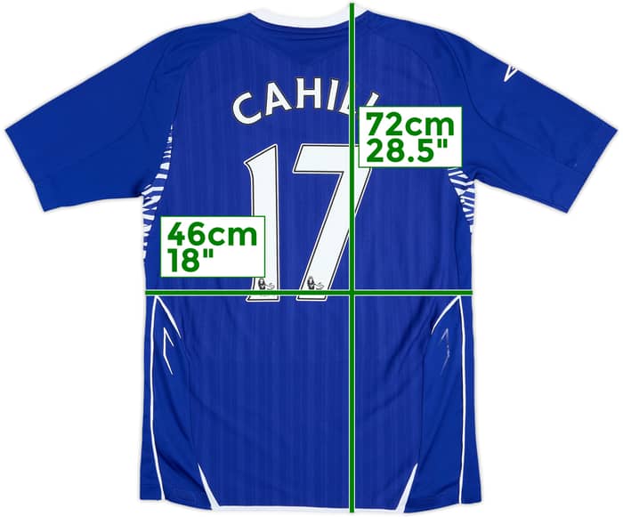 2007-08 Everton Home Shirt Cahill #17 - 8/10 - (S)