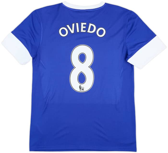 2012-13 Everton Home Shirt Oviedo #8 - 10/10 - (M)
