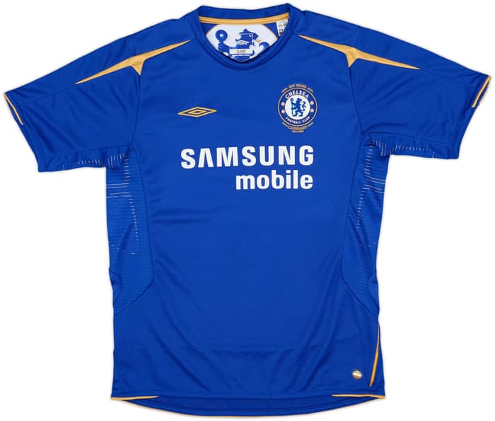 2005-06 Chelsea Centenary Home Shirt Crespo #21 - 6/10 - (XL.Boys)