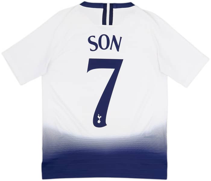 Camiseta auténtica de local del Tottenham 2018-19 Son #7 - 8/10 - (XL.Niños)
