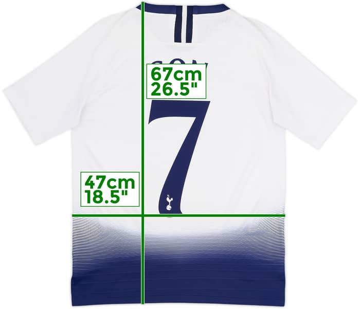 Camiseta auténtica de local del Tottenham 2018-19 Son #7 - 8/10 - (XL.Niños)